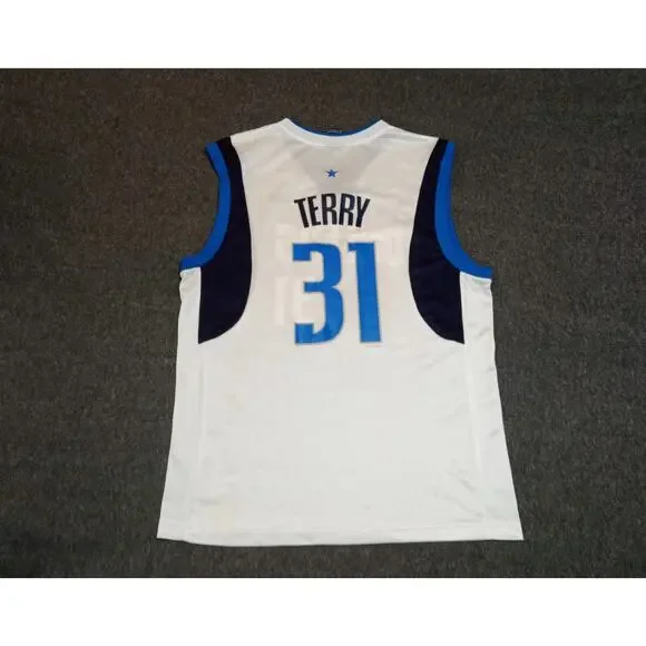 Reebok Jersey Retro Dallas Mavericks NBA Jason Terry #13 White